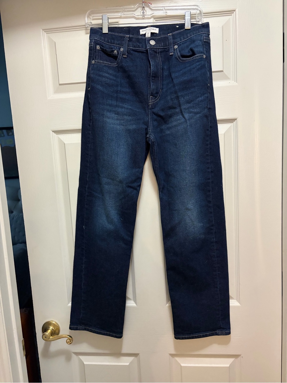 Banana Republic High-Rise 90S Straight Jean - Size 27P
